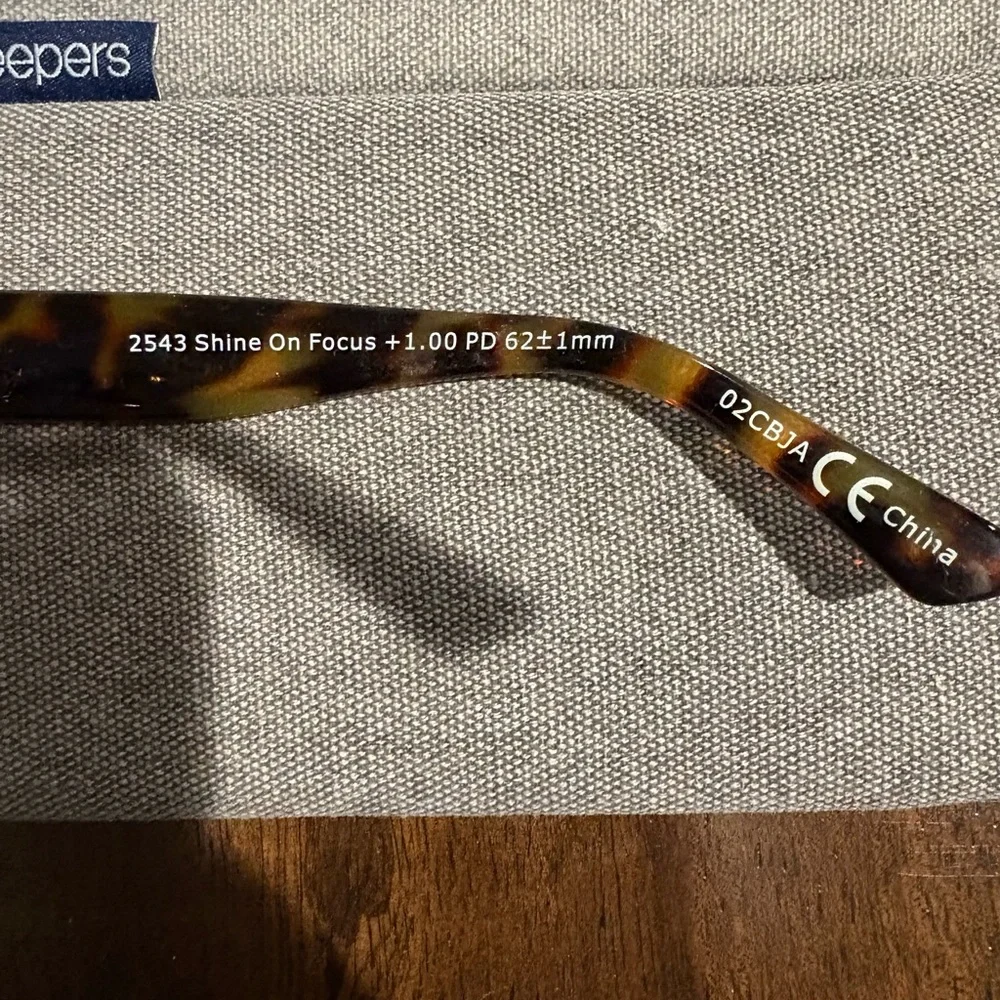 Peepers Women's Reading +1.0 Glasses Set - Tortoise, Teal, and Pink - Picture 5 of 10